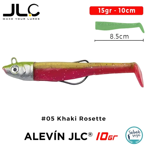 JLC Alevin Set 15gr 10cm #05 Khaki Rosette Silikon Balık ürün görseli 1