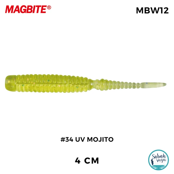 Magbite Stan 4cm #34 UV Mojito Kokulu Silikon Yem (8 Adet) ürün görseli 1