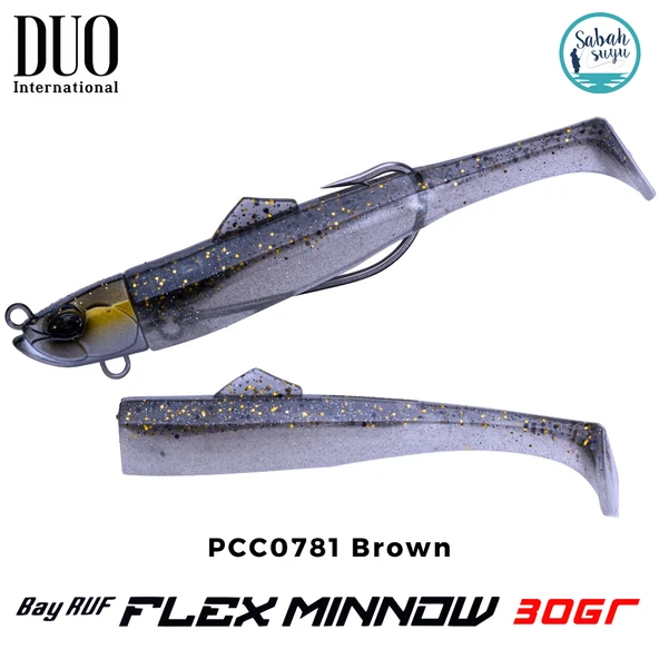 Duo Bay Ruf Flex Minnow ZN 30gr 14.5cm Combo (2+1) PCC0781 Brown ürün görseli 1