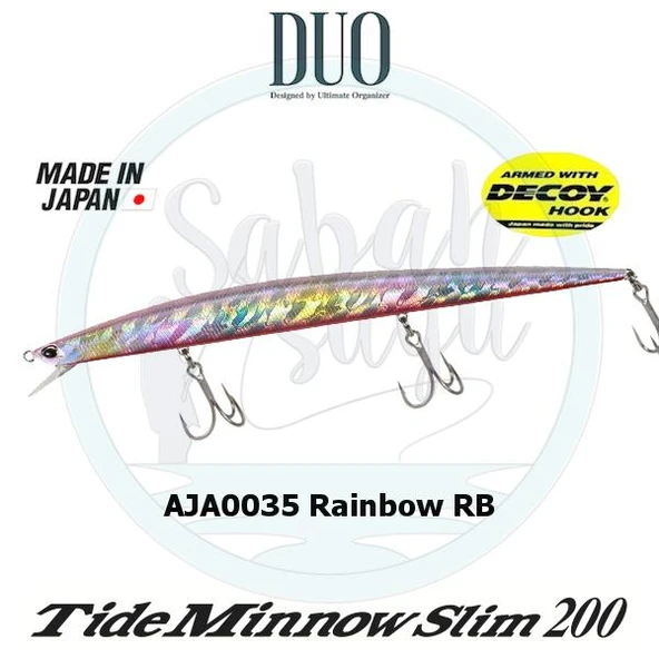 Duo Tide Minnow Slim 200 AJA0035 Rainbow RB ürün görseli 1