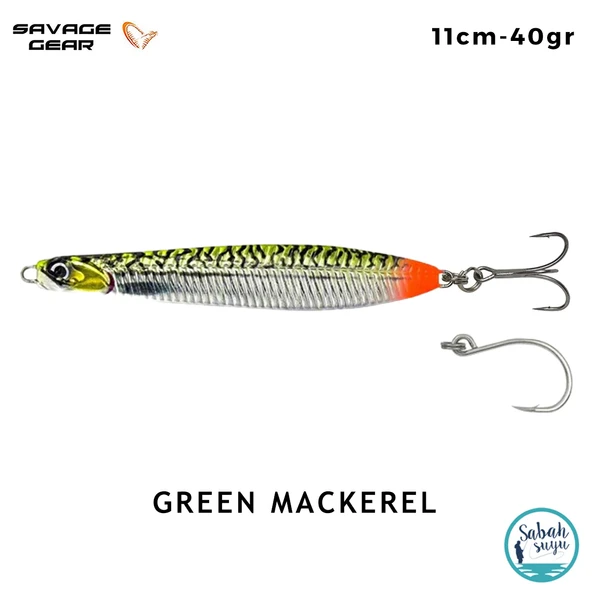 Savage Gear Surf Seeker 11cm 40gr Kaşık Yem Green Mackerel ürün görseli 1