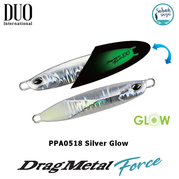 Duo Drag Metal Force Jig 150gr. 97mm PPA0518 Silver Glow ürün görseli 1