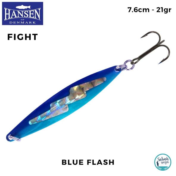 Hansen Fight Kaşık 7.6cm 21gr Blue Flash ürün görseli 1