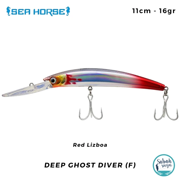 Sea Horse Deep Ghost Diver (F) 11cm 16gr Red Lizboa ürün görseli 1