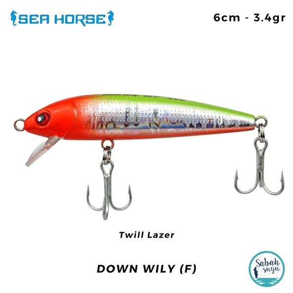 Sea Horse Down Wily (F) 6cm 3.4gr Twill Lazer ürün görseli 1
