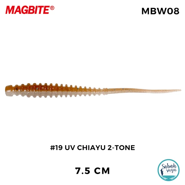 Magbite Booty Boost 7.5cm #19 UV Chiayu 2-Tone Kokulu Silikon Yem (6 Adet) ürün görseli 1