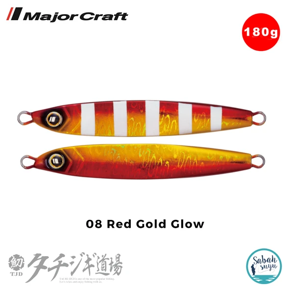 Major Craft Jigpara TJD-ST 180gr #08 Red Gold Glow ürün görseli 1