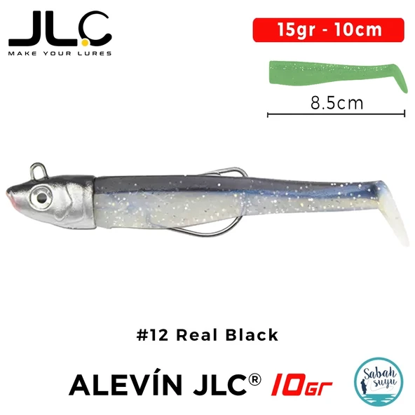 JLC Alevin Set 15gr 10cm #12 Real Black Silikon Balık ürün görseli 1