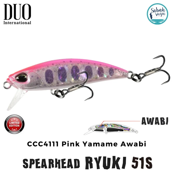 Duo Spearhead Ryuki 51S CCC4111 Pink Yamame Awabi ürün görseli 1