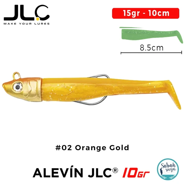 JLC Alevin Set 15gr 10cm #02 Orange Gold Silikon Balık ürün görseli 1