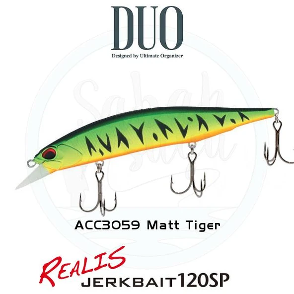 Duo Realis Jerkbait 120SP ACC3059 Mat Tiger ürün görseli 1