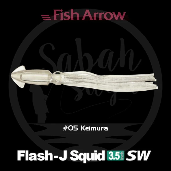 Fish Arrow Flash J Squid 9cm SW #05 Keimura Silikon Kalamar (5 Adet) ürün görseli 1