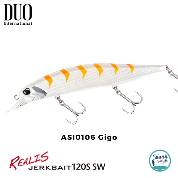 Duo Realis Jerkbait 120S SW ASI0106 Gigo ürün görseli 1