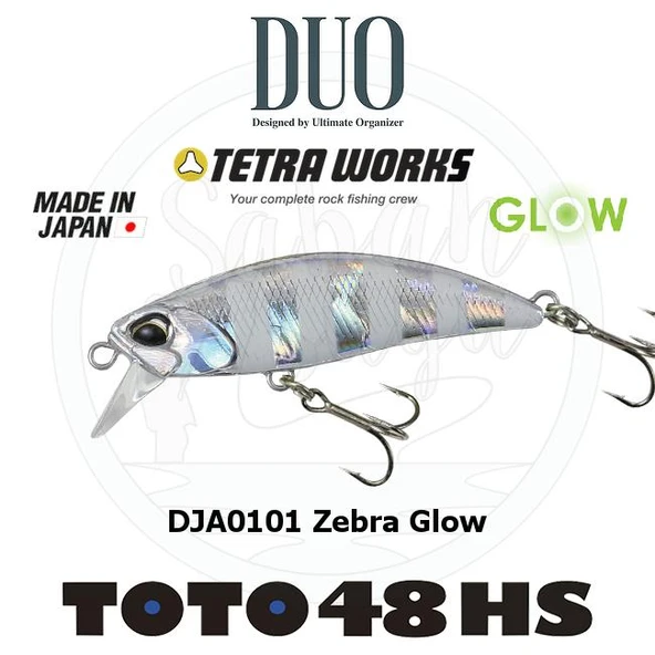Duo Tetra Works Toto 48HS DJA0101 Zebra Glow ürün görseli 1