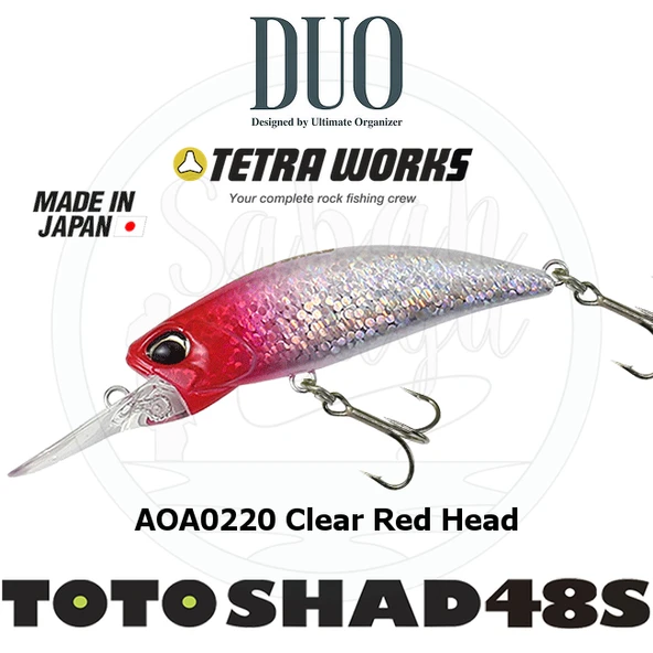 Duo Tetra Works Toto Shad 48S AOA0220 Astro Red Head ürün görseli 1