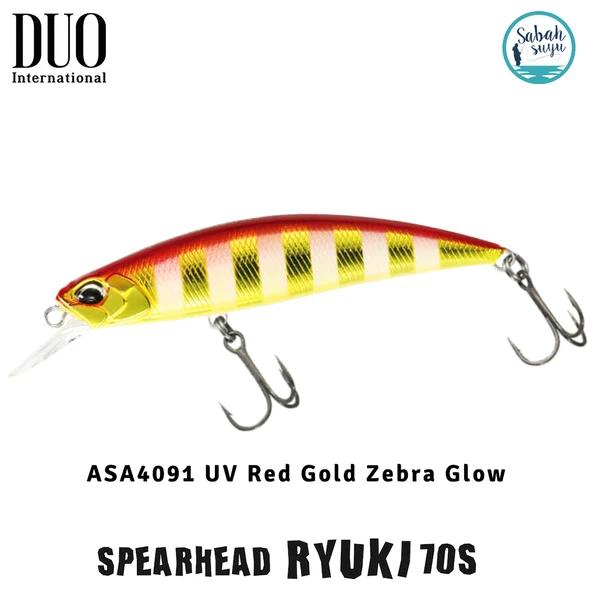 Duo Spearhead Ryuki 70S ASA4091 UV Red Gold Zebra Glow ürün görseli 1