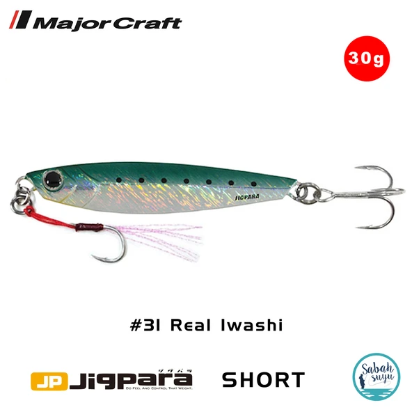 Major Craft Jigpara Short JPS-30gr 70mm #31 Real Iwashi ürün görseli 1
