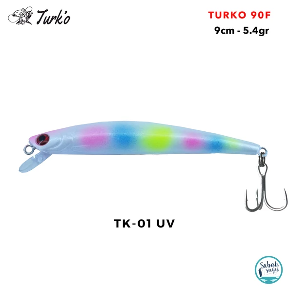 Turko 90mm 5.4gr Maket Balık TK-01 UV ürün görseli 1
