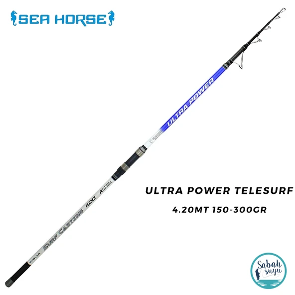 Sea Horse Ultra Power Surf 4.20mt 150-300gr Teleskopik Surf Kamış ürün görseli 1