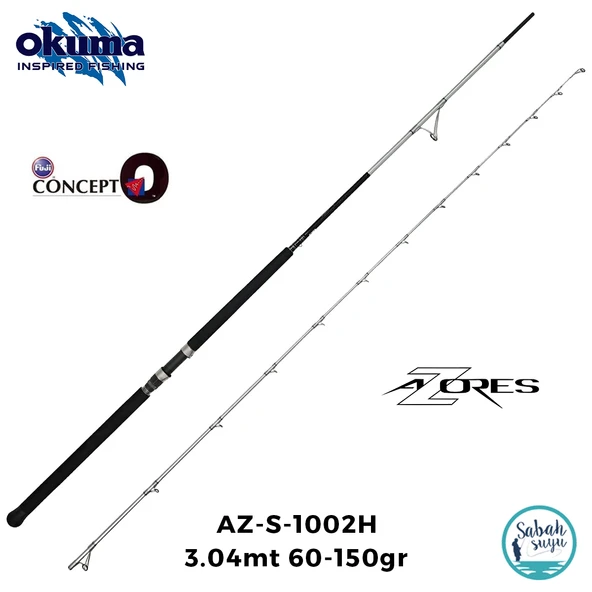 Okuma Azores 3.04mt 60-150gr (2P) Shore Jigging Kamış ürün görseli 1