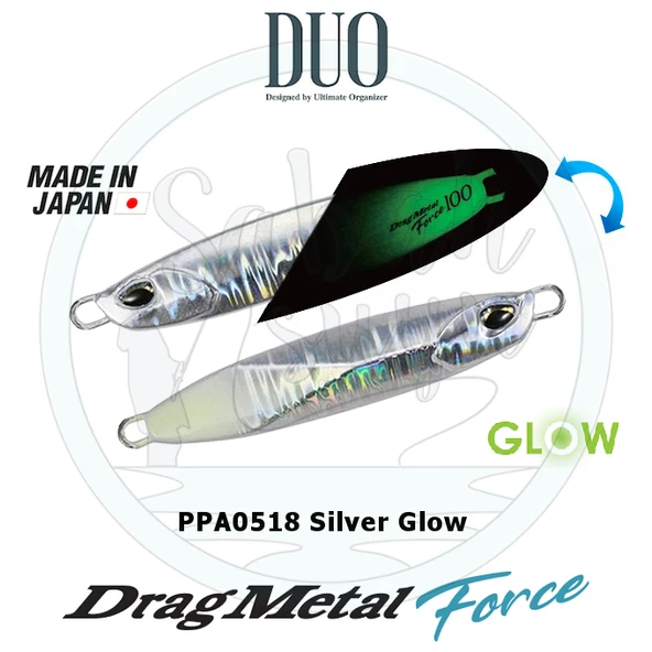 Duo Drag Metal Force Jig 120gr. 90mm PPA0518 Silver Glow ürün görseli 1