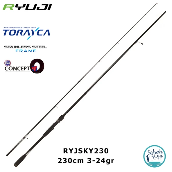 Ryuji Sky Force Fuji 2.30mt 3-24gr (2P) Light Spin Kamış ürün görseli 1