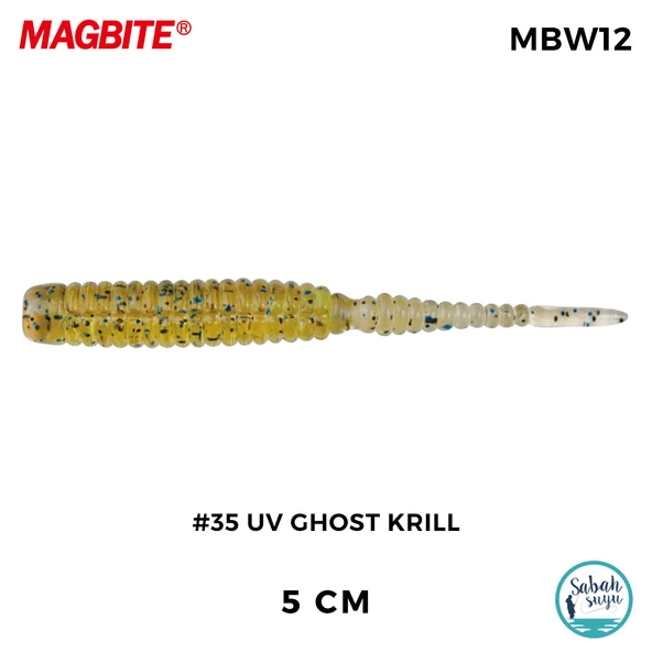 Magbite Stan 5cm #35 UV Ghost Krill Kokulu Silikon Yem (8 Adet) ürün görseli 1