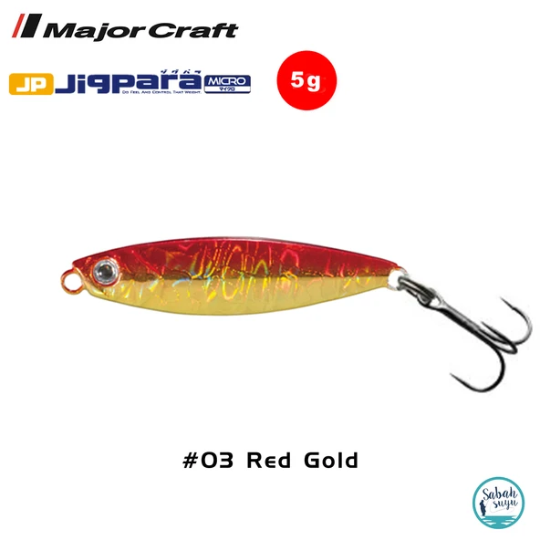 Major Craft Jigpara Micro JPM-5gr 35mm #03 Red Gold ürün görseli 1