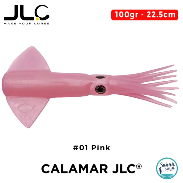 JLC Calamar Yedek Gövde 22.5cm 100gr #01 Pink Silikon Kalamar ürün görseli 1