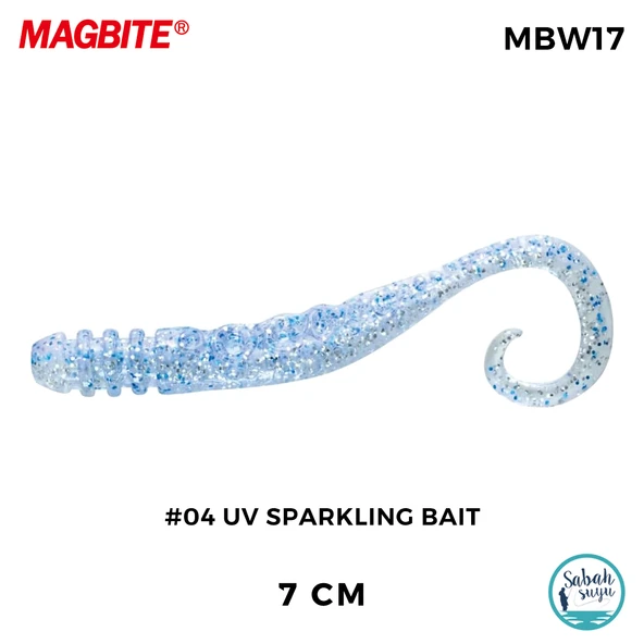 Magbite Silikon Ahtapot Bacağı 7cm #04 UV Sparkling Bait (5 Adet) ürün görseli 1