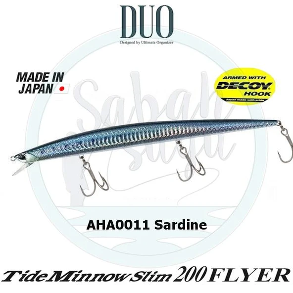 Duo Tide Minnow Slim 200 FLYER AHA0011 Sardine ürün görseli 1