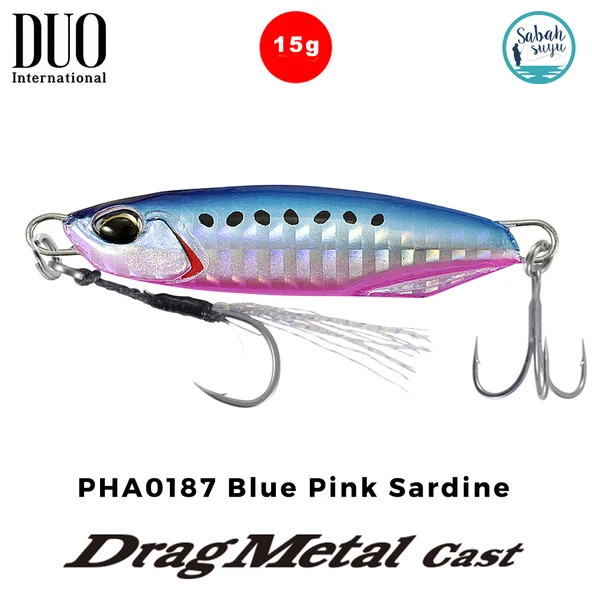 Duo Drag Metal Cast Jig 15gr. PHA0187 Blue Pink Sardine ürün görseli 1