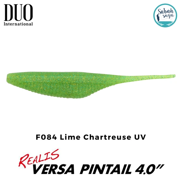 Duo Realis Versa Pintail 10cm (4") Silikon Yem F084 Lime Chartreuse UV ürün görseli 1
