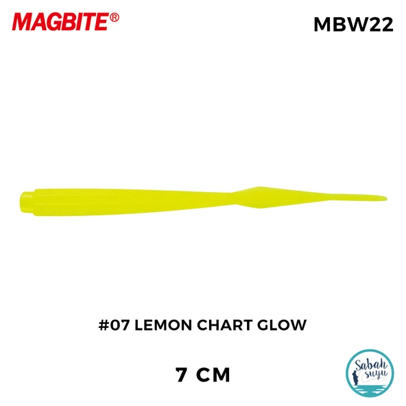 Magbite Jamming 7cm #07 Lemon Chart Glow Kokulu Silikon Yem (7 Adet) ürün görseli 1