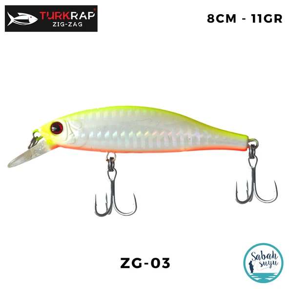 Turkrap Zig-Zag 80S 8cm 11gr ZG-03 ürün görseli 1
