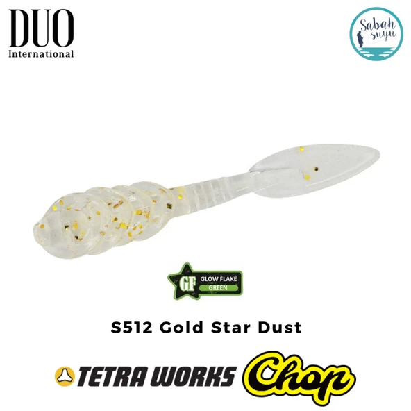Duo Tetra Works Chop LRF Silikon 35mm. S512 Gold Stardust ürün görseli 1