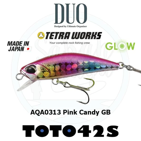 Duo Tetra Works Toto 42 AQA0313 Pink Candy GB ürün görseli 1