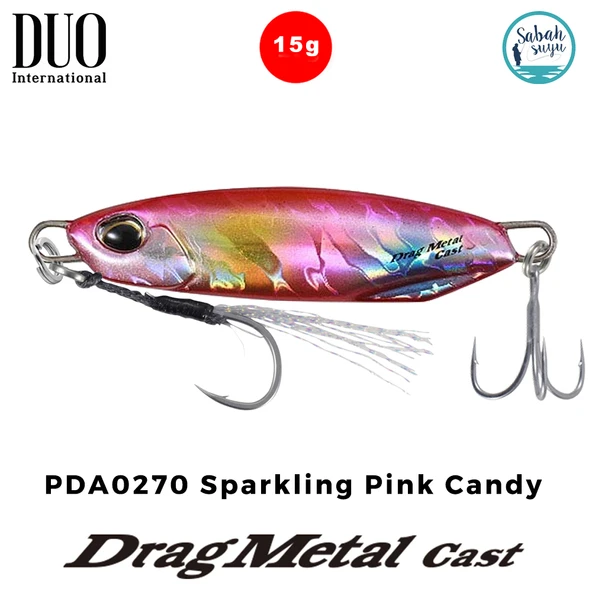 Duo Drag Metal Cast Jig 15gr. PDA0270 Sparkling Pink Candy ürün görseli 1