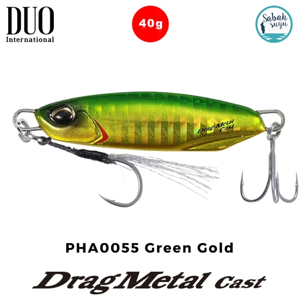 Duo Drag Metal Cast Jig 40gr. PHA0055 Green Gold ürün görseli 1