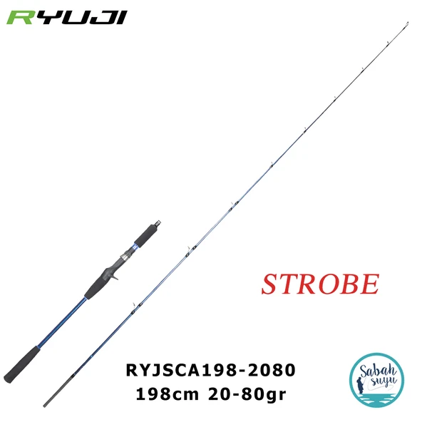 Ryuji Strobe 1.98mt 20-80gr (S2P) Tetikli Light Jigging Kamış ürün görseli 1