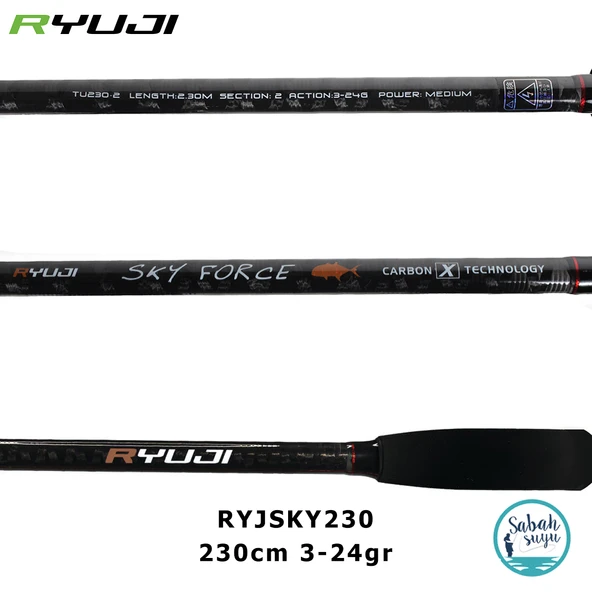 Ryuji Sky Force Fuji 2.30mt 3-24gr (2P) Light Spin Kamış - Resim 2
