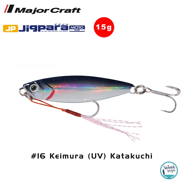 Major Craft Jigpara Micro JPM-15gr 60mm #16 Keimura (UV) Katakuchi ürün görseli 1