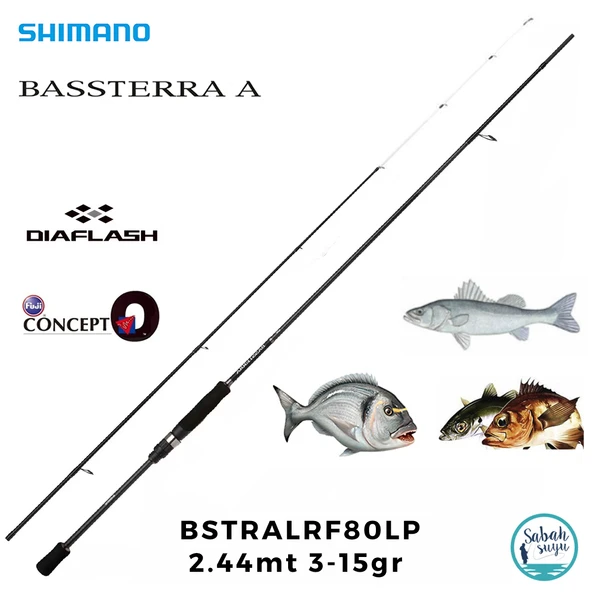 Shimano Bassterra A LRF 80LP 2.44mt 3-15gr (2P) LRF Kamış ürün görseli 1