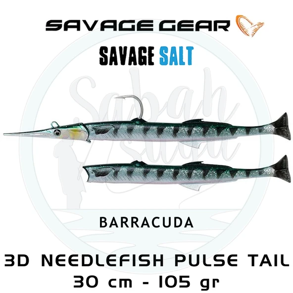Savage Gear 3D Needlefish Pulsetail 2+1 30cm 105gr Barracuda ürün görseli 1