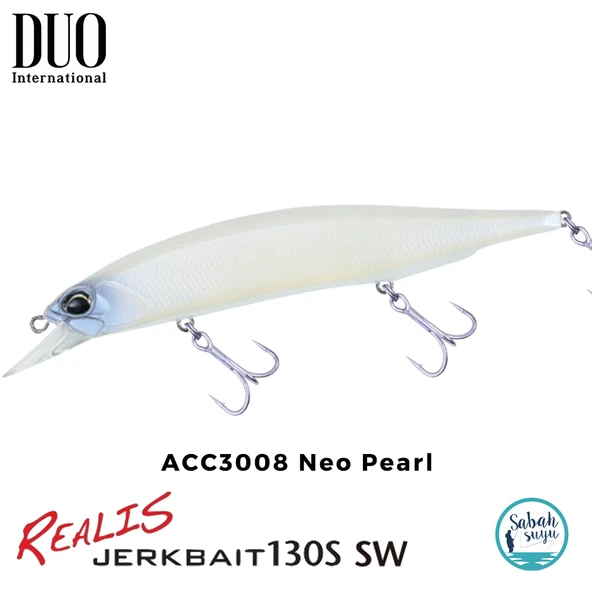 Duo Realis Jerkbait 130S SW ACC3008 Neo Pearl ürün görseli 1