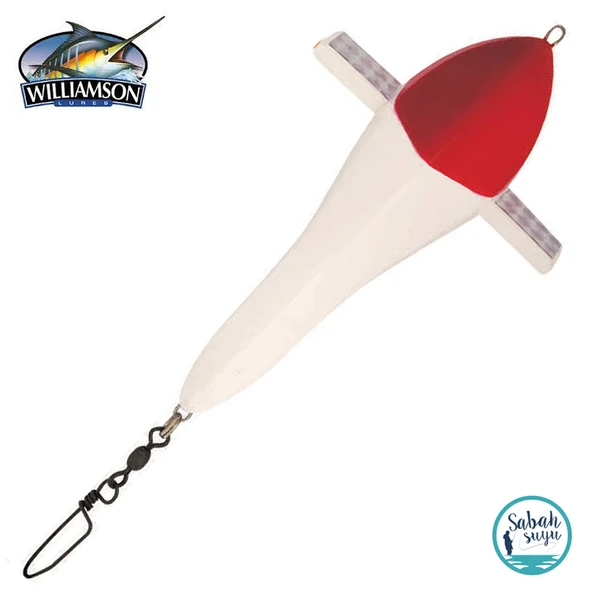 Williamson Cezbedici Kuş (Trolling Teaser Bird) 13cm Kırmızı Beyaz ürün görseli 1