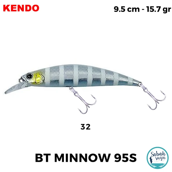Kendo BT Minnow 95S 9.5cm 15.7gr Maket Balık #32 ürün görseli 1