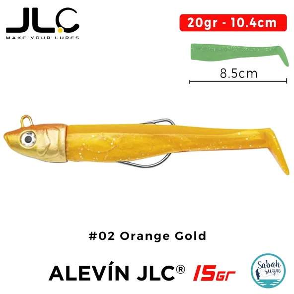 JLC Alevin Set 20gr 10.4cm #02 Orange Gold Silikon Balık ürün görseli 1