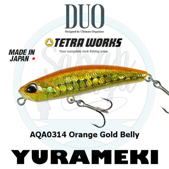 Duo Tetra Works Yurameki AQA0314 Orange Gold Belly ürün görseli 1