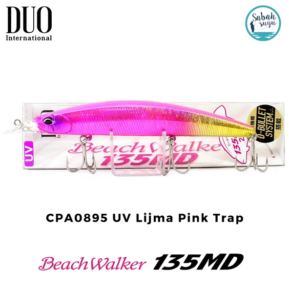 Duo Beach Walker 135MD CPA0895 UV Lijma Pink Trap Maket Balık ürün görseli 1